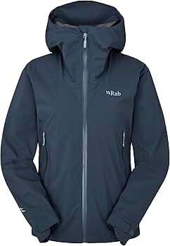 【Women's L ブルー系】 Rab ( ラブ ) ダウンポア エコ ジャケット Downpour Eco Jacket QWG-82 TEMPEST BLUE/ORION BLUE z00056115 TEM Women's Downpour Eco Jacket - Alpenglow Adventure Sports